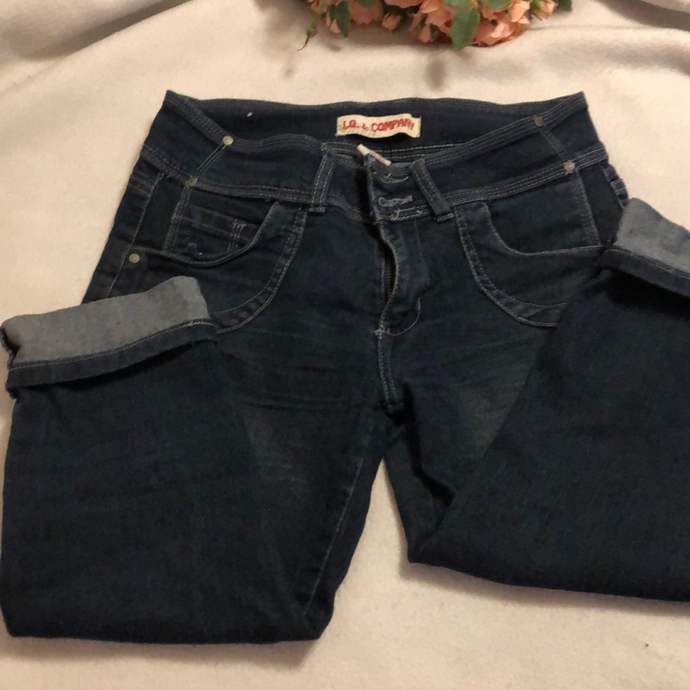 Denim Capri shorts
